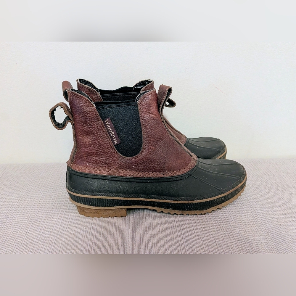 WindRiver Brown Leather Chelsea Boots  - Men's Size 9